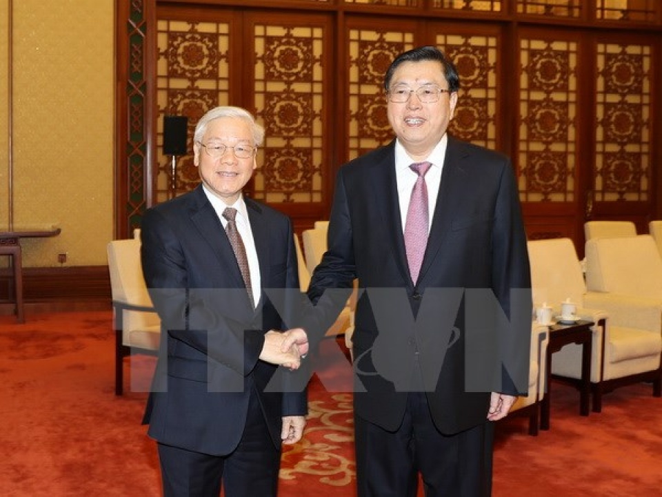 Việt Nam - Trung Quốc đẩy mạnh trao đổi kinh nghiệm lập pháp nhan dai trung quoc va quoc hoi viet nam day manh trao doi kinh nghiem lap phap