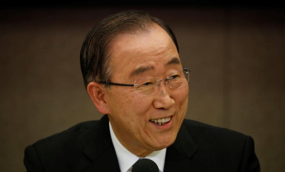 ong ban ki moon tuyen bo khong tranh cu tong thong han quoc
