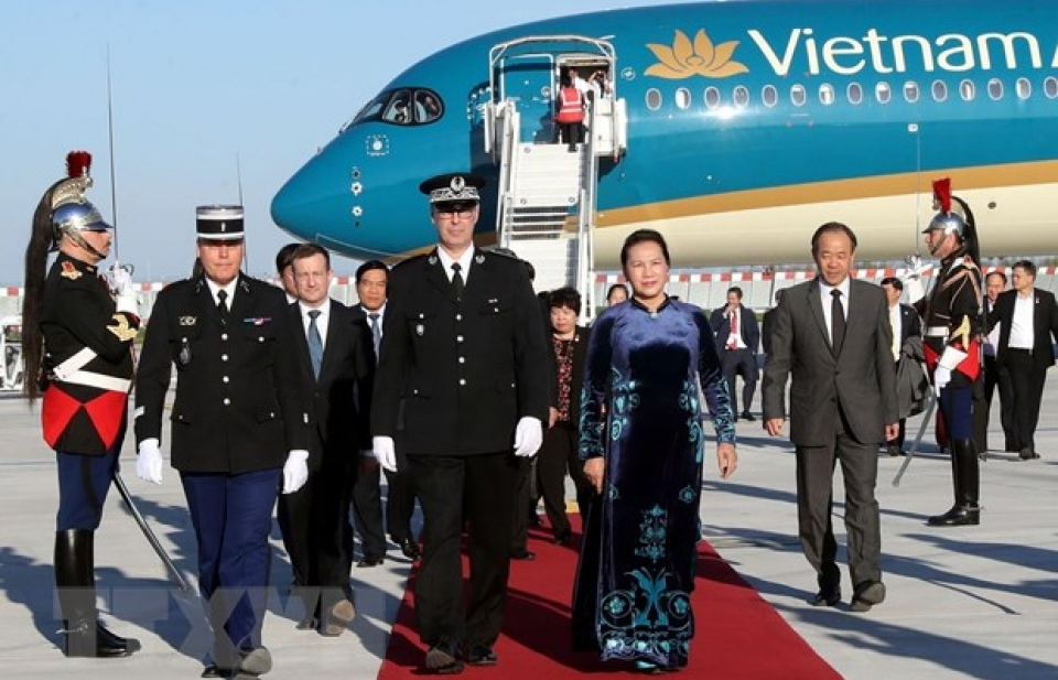 Chủ tịch Quốc hội Nguyễn Thị Kim Ngân thăm chính thức Cộng hòa Pháp