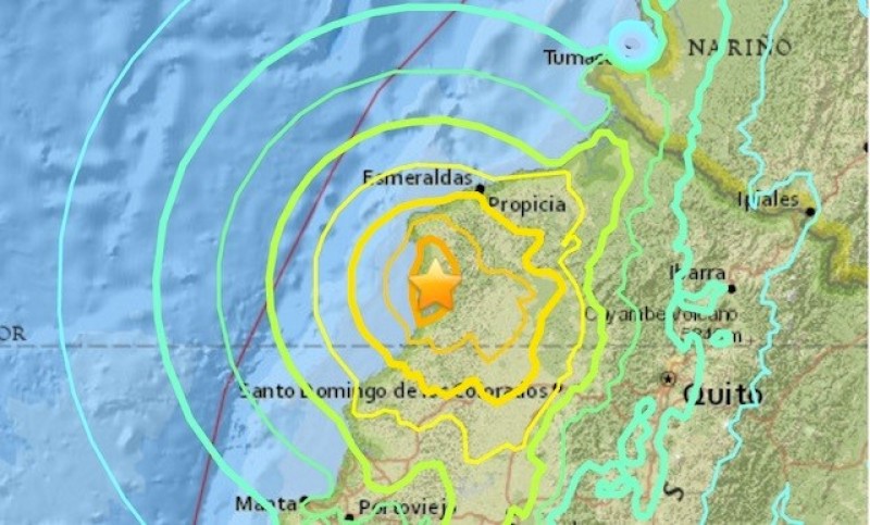 Động đất 7,8 độ richter rung chuyển Ecuador dong dat 78 do richter rung chuyen ecuador