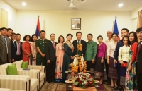 doan van phong bo ngoai giao lao tham lam viec tai viet nam