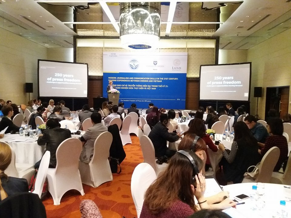 Việt Nam - Thụy Điển chia sẻ kinh nghiệm báo chí hiện đại