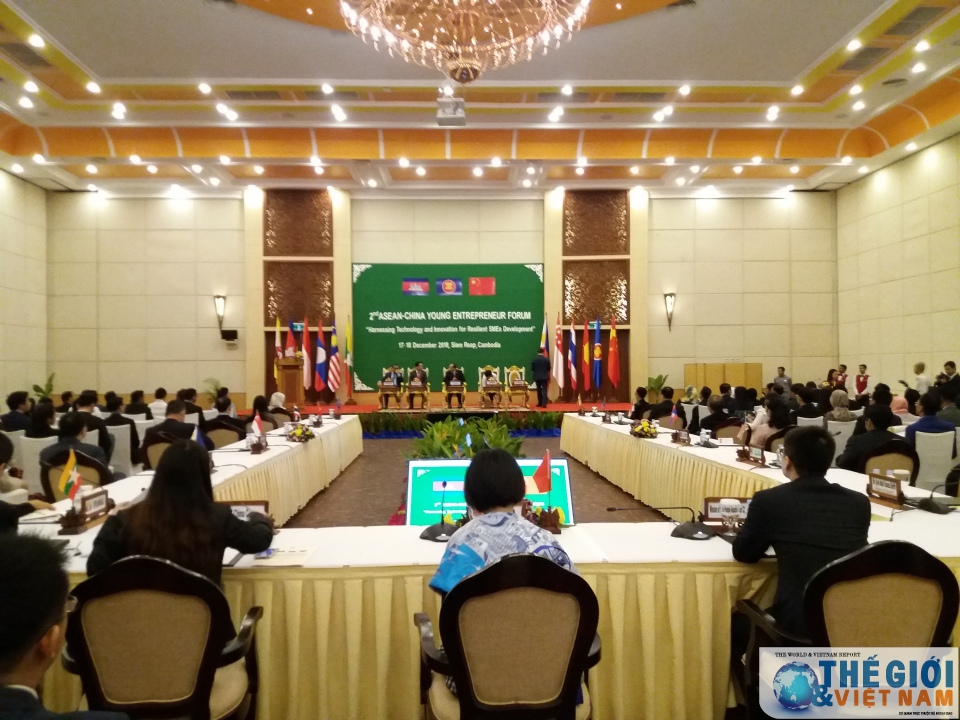 Campuchia: Khai mạc Diễn đàn Doanh nhân trẻ ASEAN - Trung Quốc lần thứ 2 campuchia khai mac dien dan doanh nhan tre asean trung quoc lan thu 2