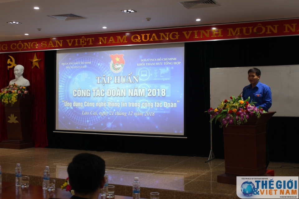 Đoàn thanh niên Bộ Ngoại giao tổ chức tập huấn công tác Đoàn tại Lào Cai doan thanh nien bo ngoai giao to chuc tap huan cong tac doan tai lao cai