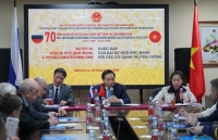 Chiêu đãi nhân kỷ niệm 70 năm quan hệ ngoại giao Việt Nam - Liên bang Nga