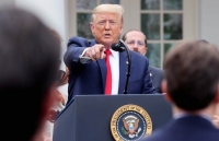 tong thong my donald trump am tinh voi sars cov 2