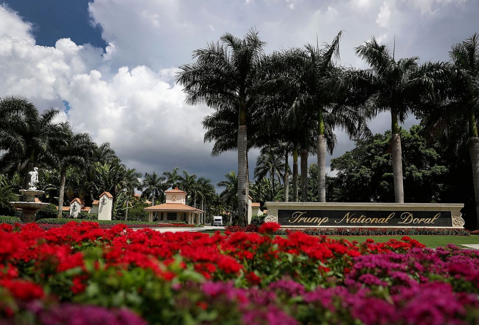 my no sung ben ngoai clb golf cua tong thong donald trump