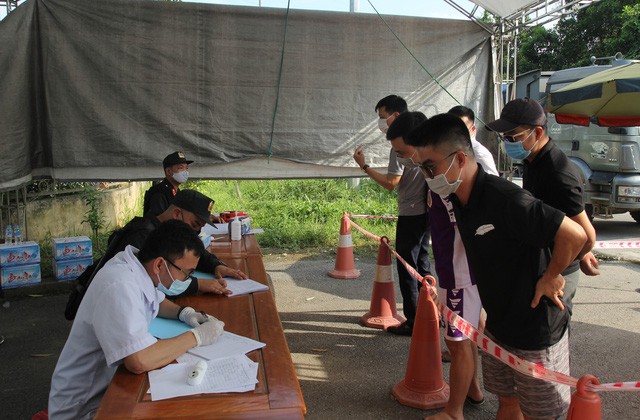 Yên Bái kích hoạt trở lại các chốt kiểm soát dịch bệnh từ chiều 2/5. (Ảnh: Bộ Y tế)