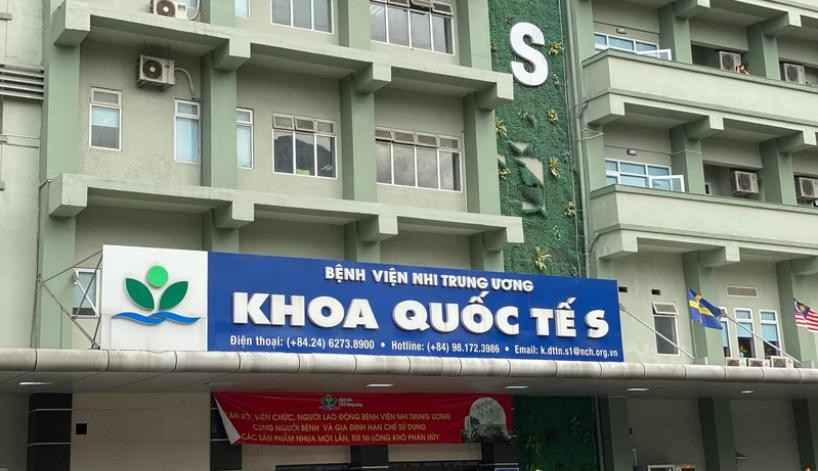 Khoa Khám bệnh, Trung tâm Quốc tế S BV Nhi Trung ương