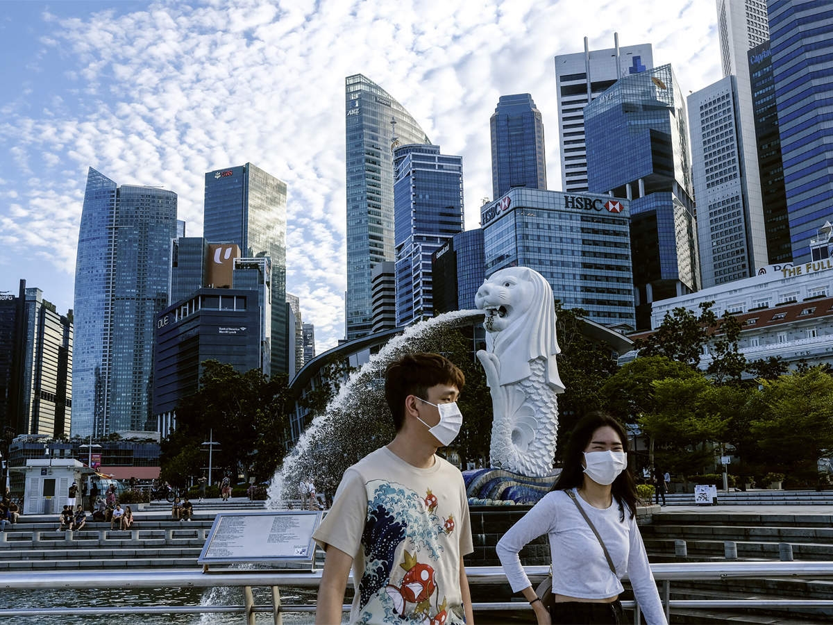 Singapore đang xây dựng chiến lược ‘sống chung với Covid-19’. (Nguồn: Economic Times)