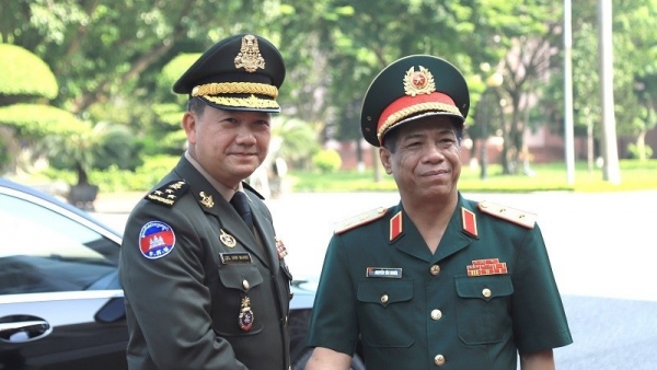 Tăng cường hợp tác quốc phòng Việt Nam-Campuchia