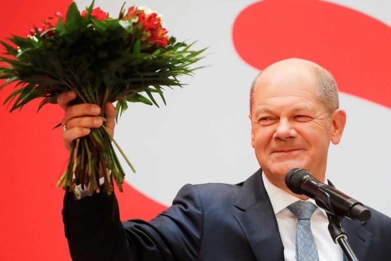 Ứng cử viên Thủ tướng Đức của đảng SDF Olaf Scholz. (Nguồn: Reuters)