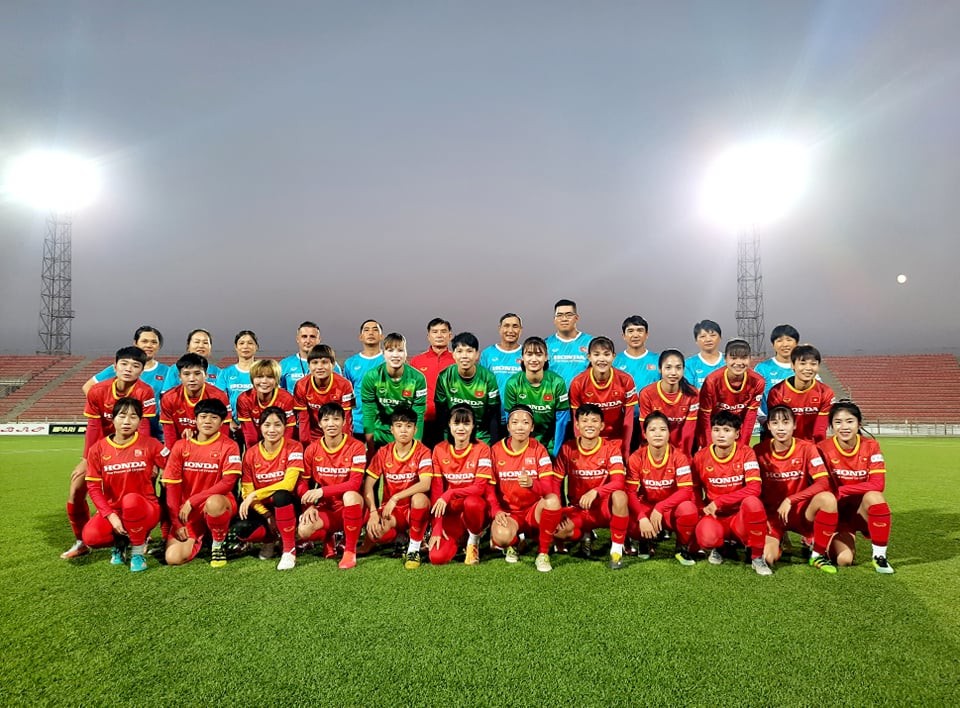 Đội tuyển nữ Việt Nam đặt mục tiêu cao tại giải vòng loại giải Asian Cup 2022. (Nguồn: VFF)