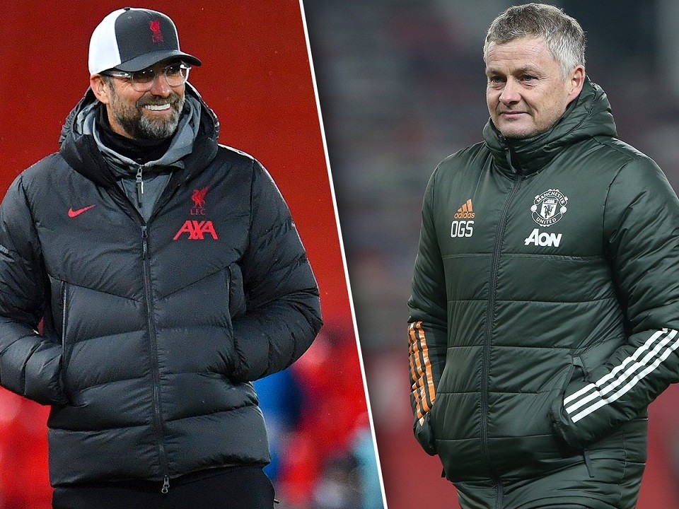 HLV Jurgen Klopp có thành tích đối đầu nổi trội hơn so với HLV Solskjaer. (Nguồn: Getty)