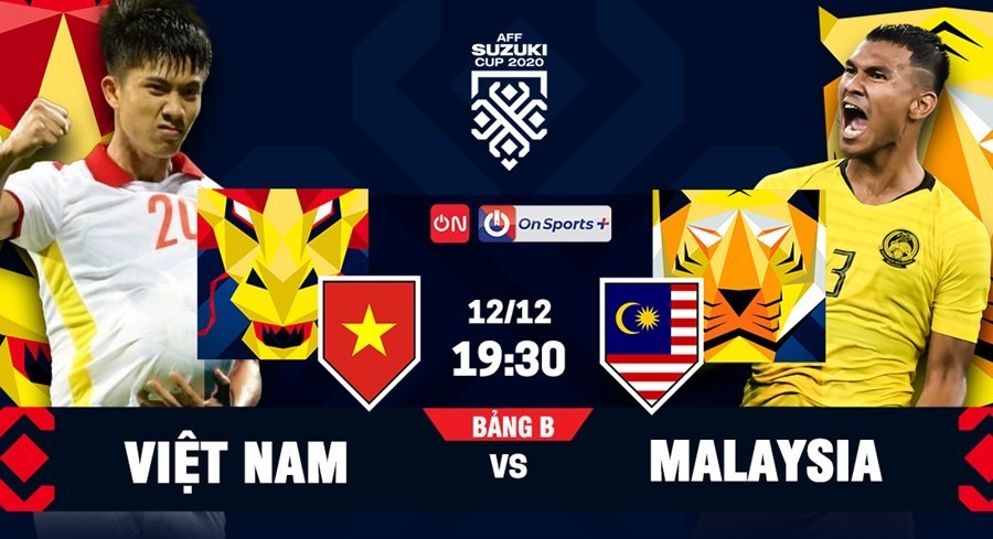 Trận đấu giữa Việt Nam vs Malaysia sẽ diễn ra vào 19h30 ngày 12/12.