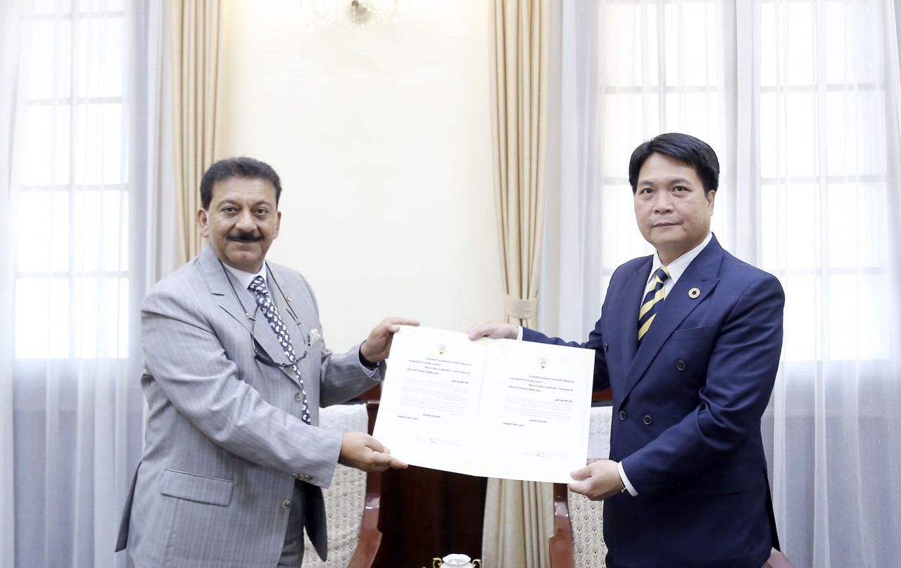 Tiếp nhận bản sao Ủy nhiệm thư bổ nhiệm Đại sứ tại Việt Nam