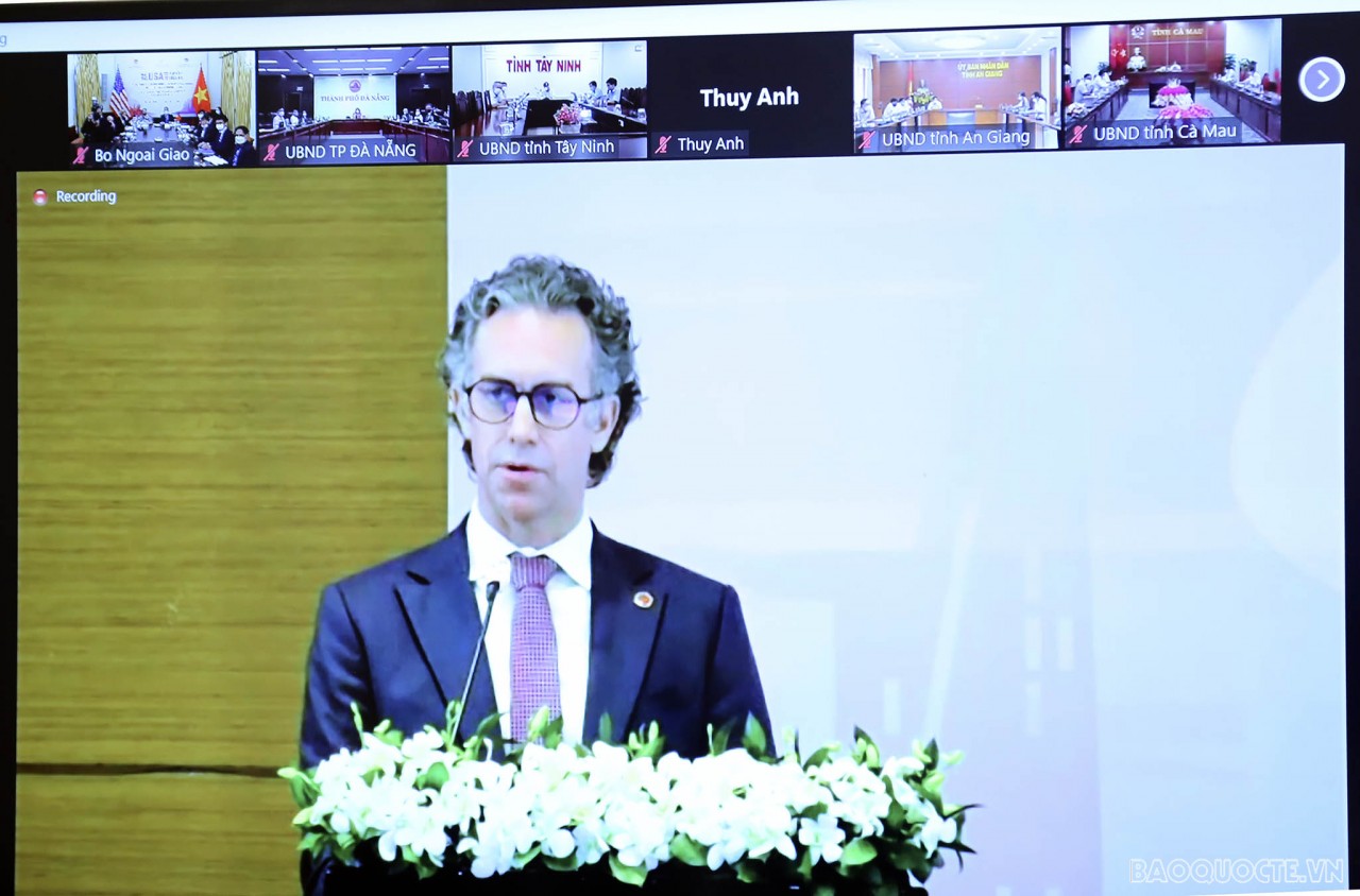 Hội nghị “Gặp gỡ Hoa Kỳ: Chung tay hợp tác tái mở của, phục hồi và phát triển Khu  vực Kinh tế phía Nam”