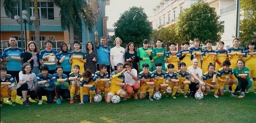 dai su g4 tuyen bong da nu viet nam la hinh mau cho phu nu