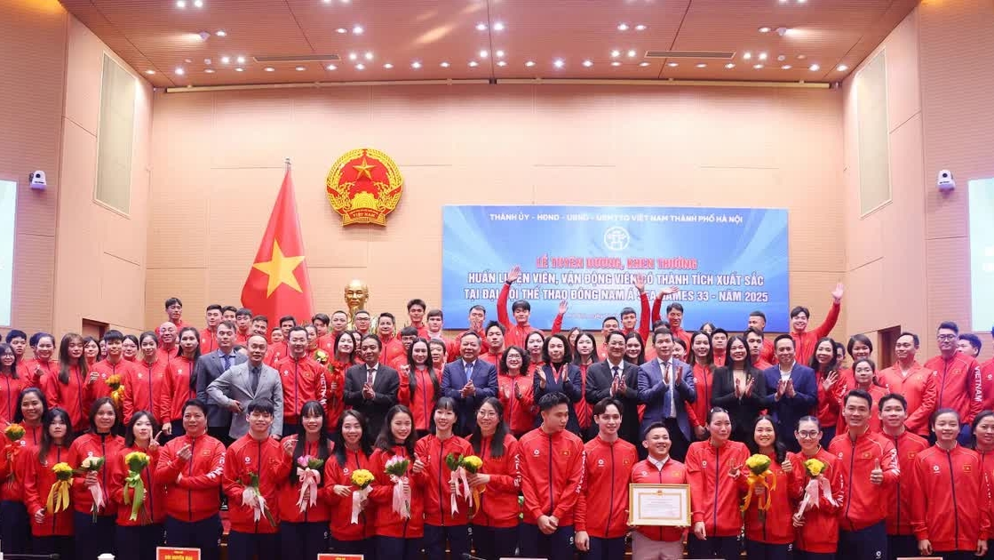 Hà Nội khen thưởng VĐV, HLV đạt thành tích cao tại SEA Games 33