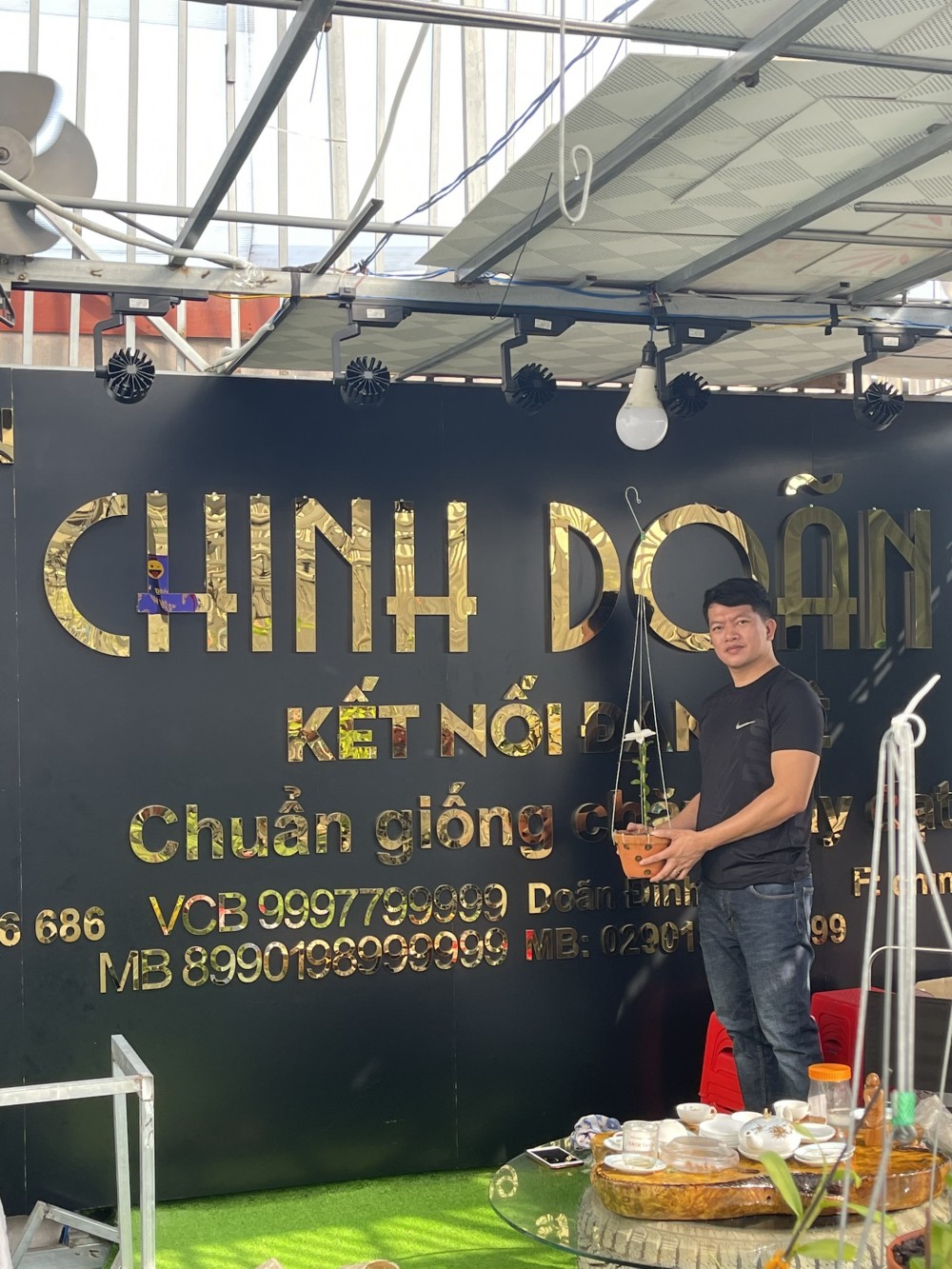 Doãn Chinh và niềm đam mê với hoa phong lan Doãn Chinh và niềm đam mê với hoa phong lan