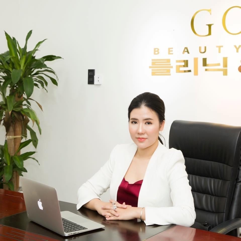 Hình ảnh chị Nguyễn Ngọc, CEO thương hiệu mỹ phẩm Godiva.