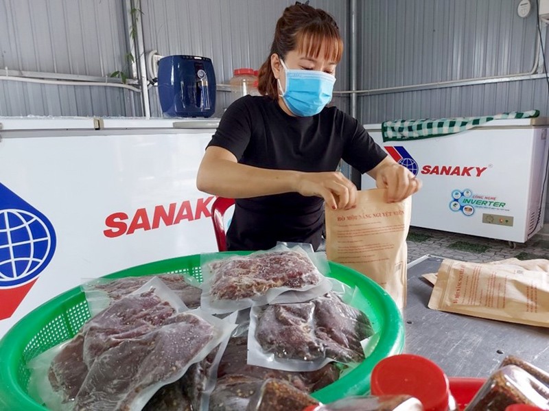 Phát triển bền vững với sản phẩm OCOP thịt bò một nắng tại Gia Lai