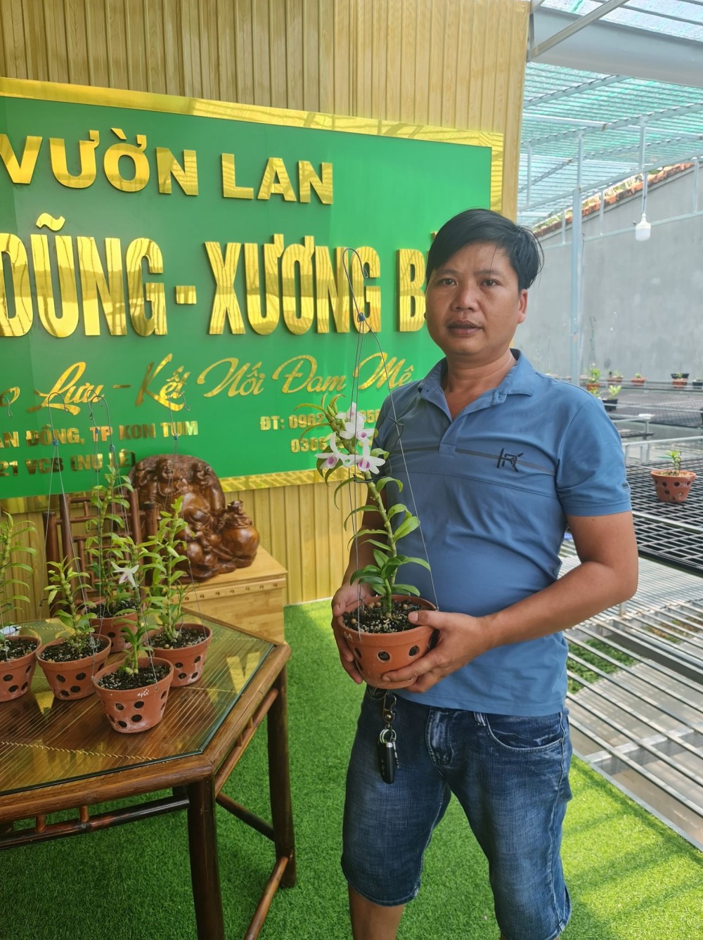 Ông chủ vườn lan Hữu Xướng chia sẻ bí quyết thành công với loài hoa vương giả