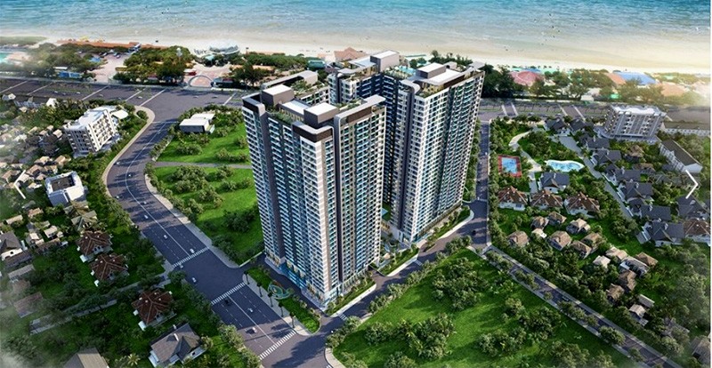 Dự án Vung Tau Pearl sở hữu lối thiết kế độc đáo và các căn hộ view biển do Hưng Thịnh Land làm chủ đầu tư (Ảnh: HTCorp).