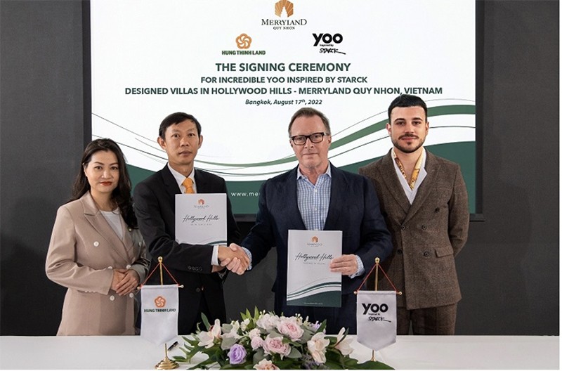 Hưng Thịnh Land ký kết hợp tác cùng YOO Inspired by Starck tại Bangkok (Ảnh:HTC)
