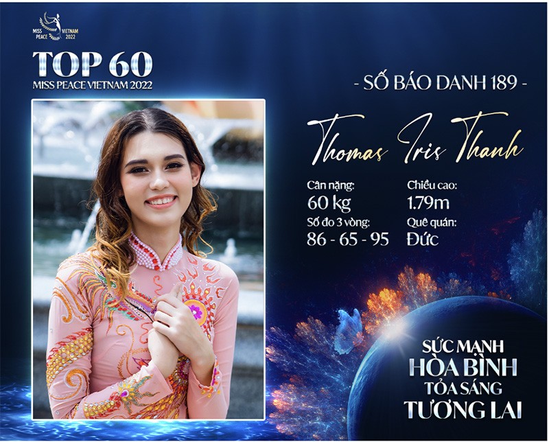 Thí Sinh Thomas Iris Thanh - SBD 189 Thí Sinh Thomas Iris Thanh - SBD 189