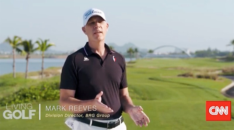 Ông Mark Reeves trả lời phỏng vấn chương trình Living Golf của CNN Ông Mark Reeves trả lời phỏng vấn chương trình Living Golf của CNN