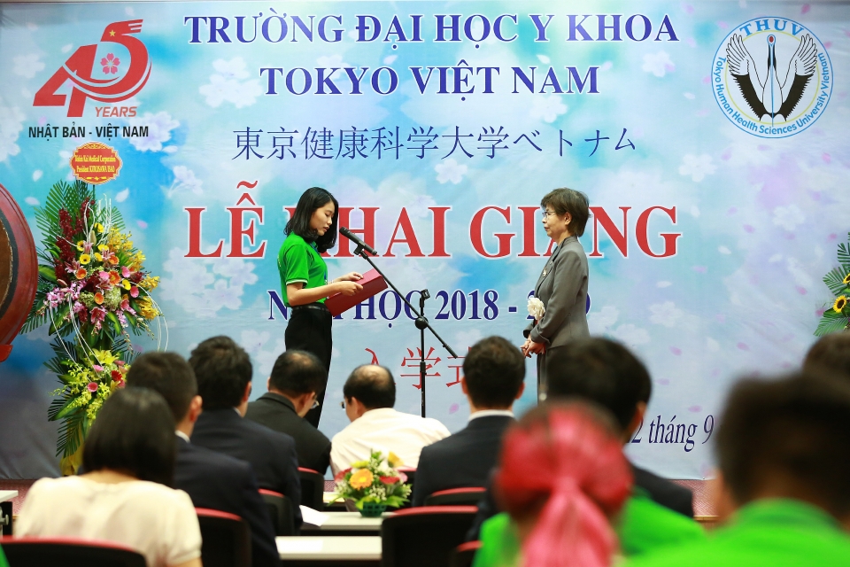truong dai hoc y khoa tokyo viet nam to chuc le khai giang he dai hoc chinh quy khoa iiii nam hoc 2018 2019