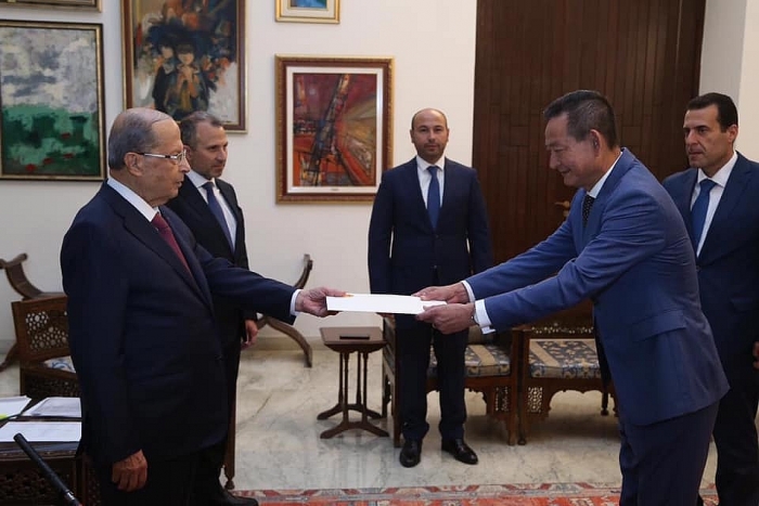 dai su tran thanh cong trinh thu uy nhiem len tong thong lebanon