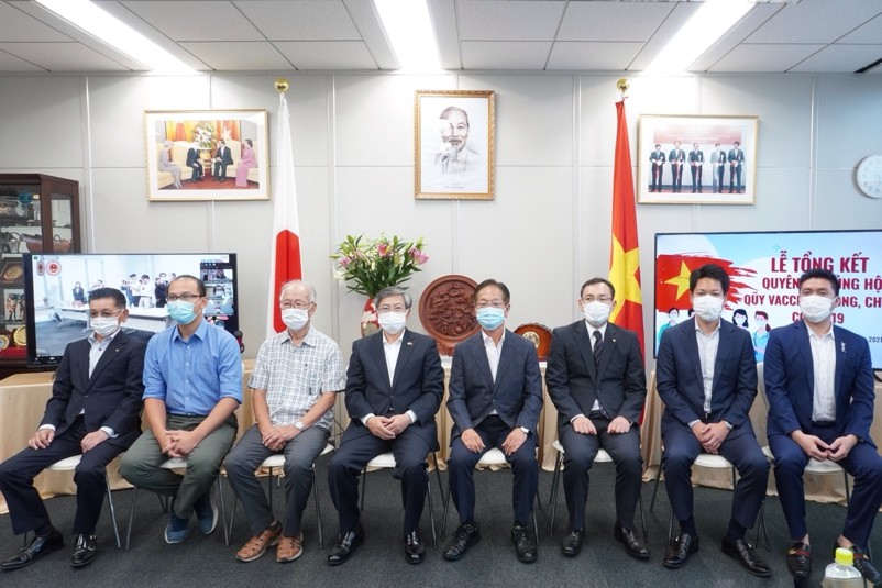 Tổng kết đợt 1 quyên góp ủng hộ Quỹ Vaccine phòng chống Covid-19 tại Fukuoka, Nhật Bản