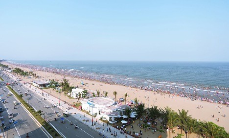 Diện mạo mới của đô thị du lịch Sầm Sơn.