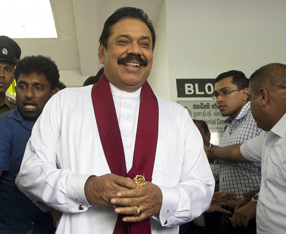 Cựu Tổng thống Sri Lanka Mahinda Rajapaksa kêu gọi bầu cử trước thời hạn cuu tong thong sri lanka mahinda rajapaksa keu goi bau cu truoc thoi han