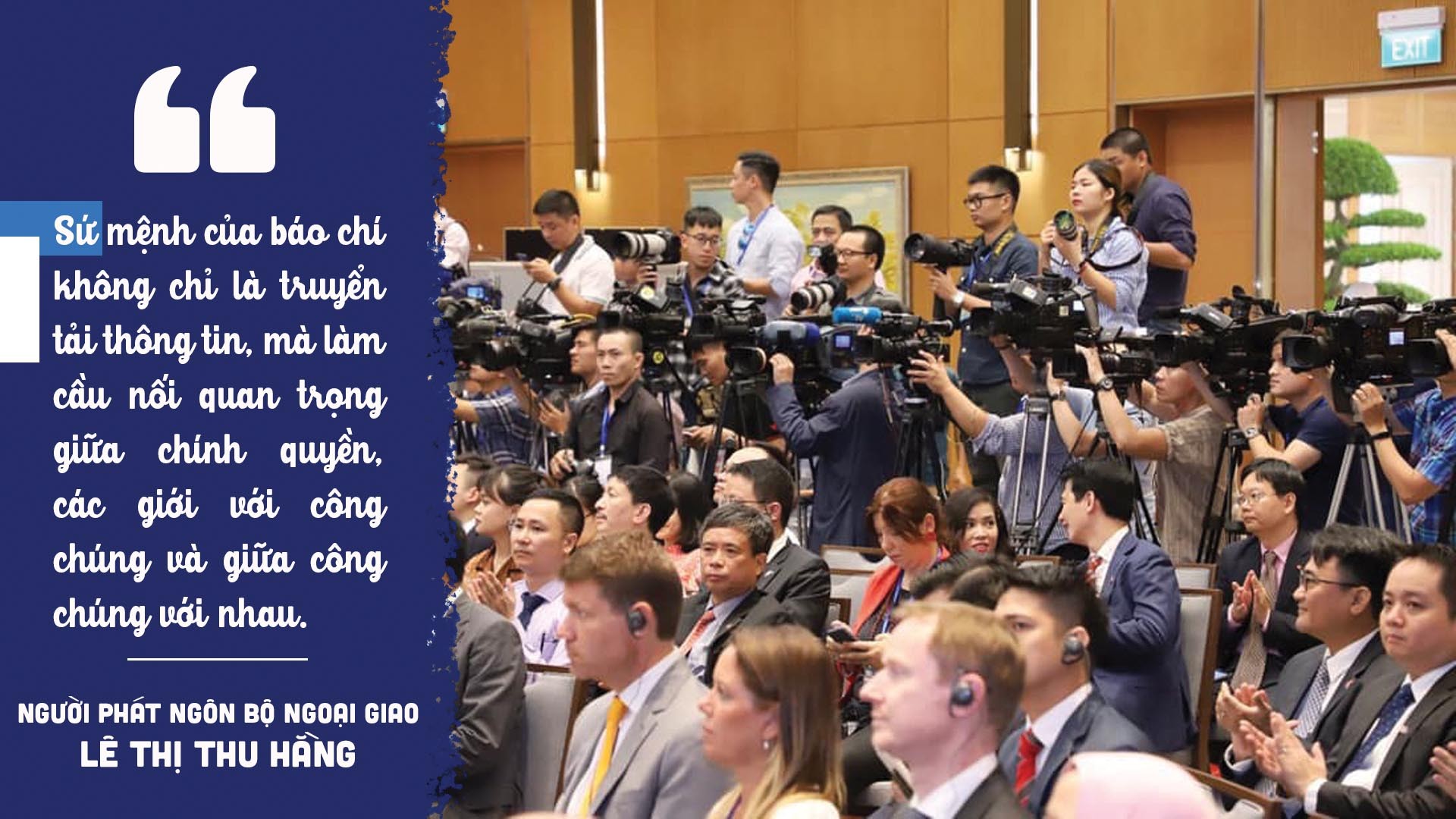 Người Phát ngôn Bộ Ngoại giao: Hãy cảm nhận sứ mệnh vinh quang để “sống và chiến đấu” với nghề!