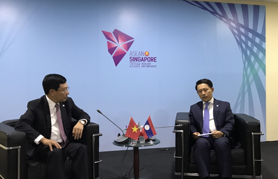 Việt Nam – Lào: Cùng nỗ lực làm sâu sắc hơn tiến trình hợp tác của Cộng đồng ASEAN