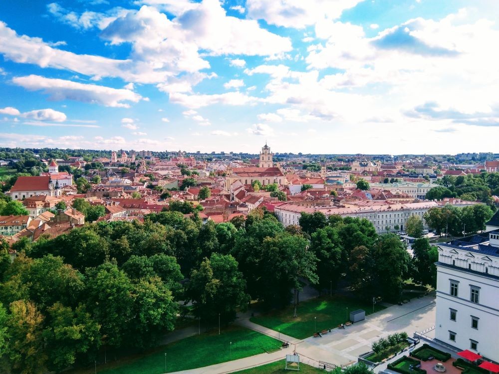 Khu phố cổ Vilnius. (Ảnh: Q. Chinh)