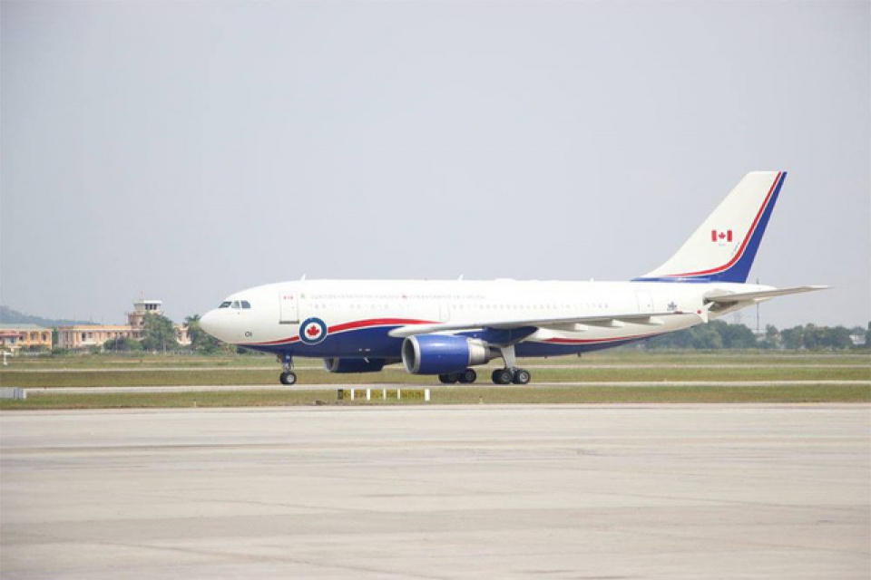 nhung hinh anh dau tien cua thu tuong canada justin trudeau tai ha noi