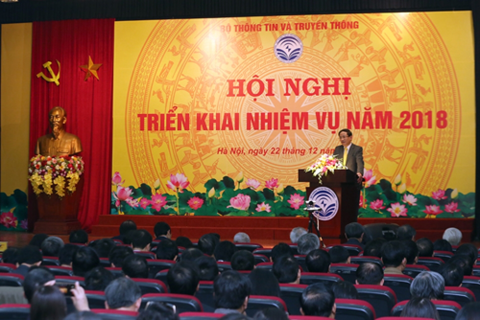 nganh thong tin va truyen thong trien khai nhiem vu nam 2018