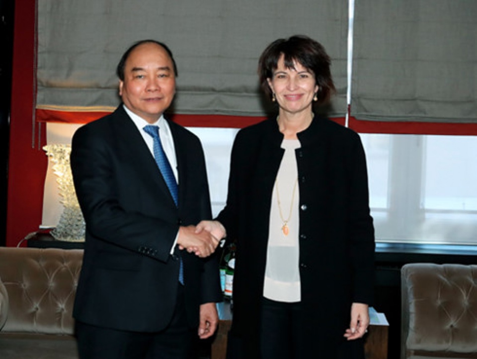 Thủ tướng gặp gỡ, tiếp xúc song phương tại Davos thu tuong gap go tiep xuc song phuong tai davos