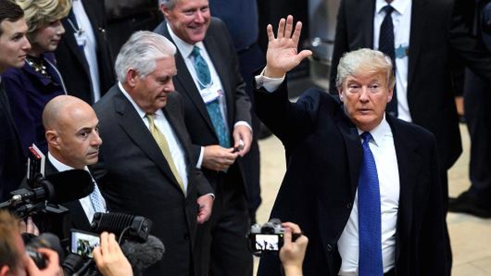 loi tuyen chien cua ong trump tai davos 2018