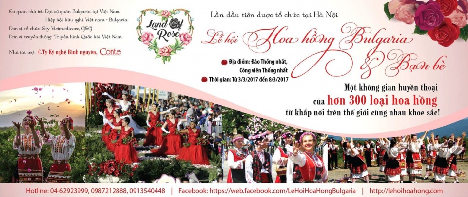 le hoi hoa hong bulgaria sap dien ra tai ha noi