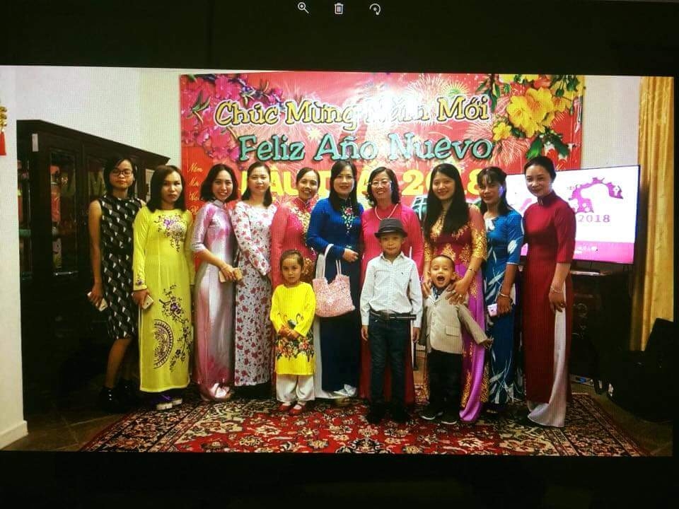 dai su quan viet nam tai venezuela to chuc don tet co truyen mau tuat