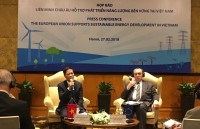 EU hỗ trợ 108 triệu Euro cho Việt Nam phát triển năng lượng