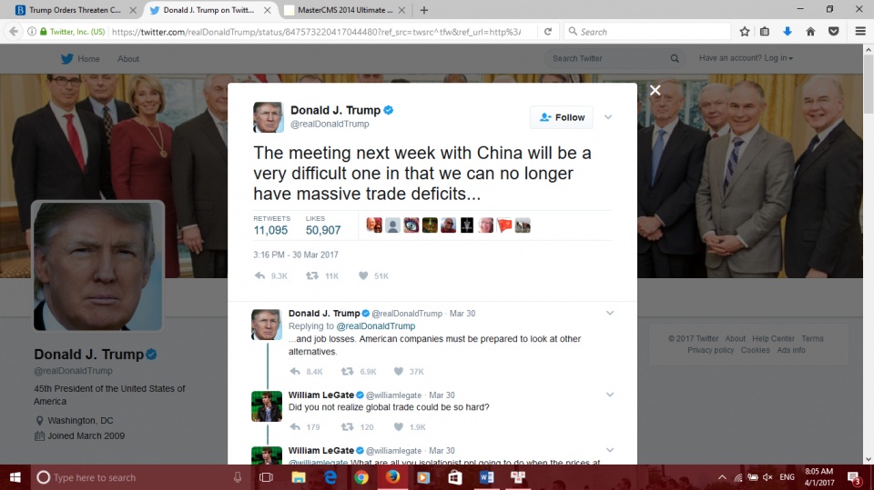 tong thong trump bat dau doi lai cong bang cho nuoc my