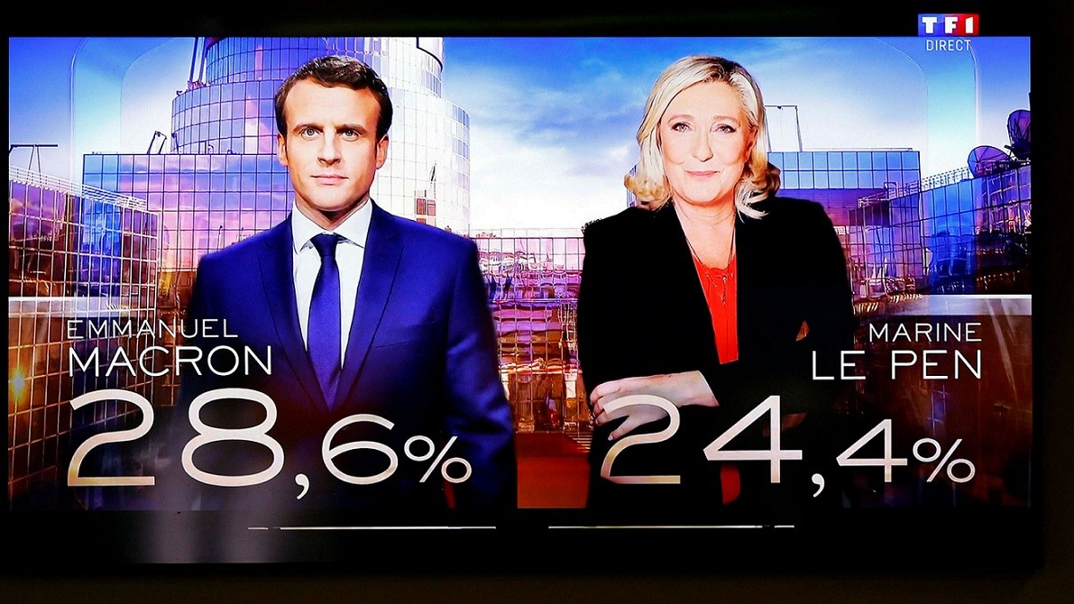 Bầu cử tổng thống Pháp: Tổng thống Macron dẫn trước đối thủ, bà Le Pen tuyên bố sẽ đoàn kết đất nước nếu được bầu. (Nguồn: FT)