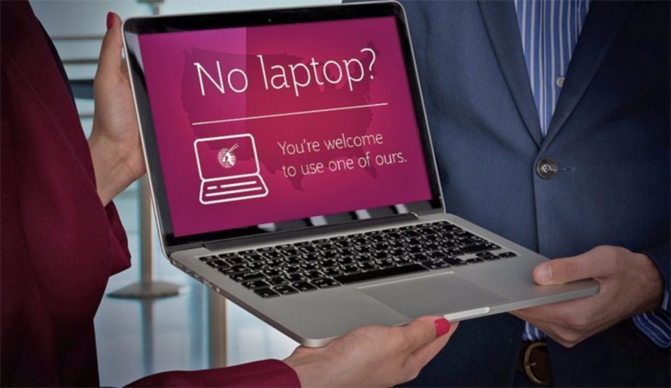 nganh hang khong khong ung ho lenh cam laptop