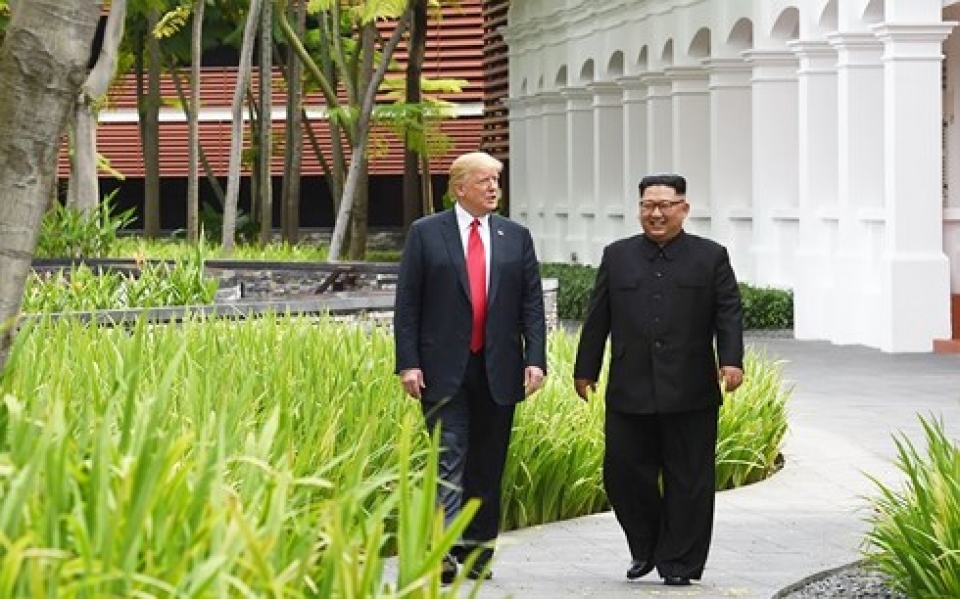 Bình Nhưỡng hối thúc Washington nhất trí tuyên bố kết thúc Chiến tranh Triều Tiên tin nhap 20180809073619